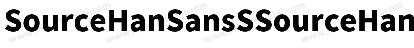 SourceHanSansSSourceHanSansSC Mediu字体转换
